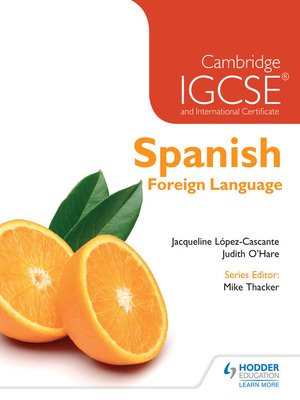 cover image of Cambridge IGCSE and International Certificate Spanish Foreign Language